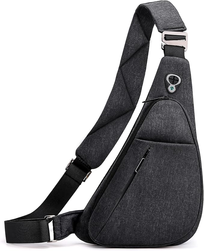 Crossbody Bag Anti-Theft Lightweight Casual Shoulder Backpack Sling Chest Bag Belt Rucksack for Travel Bicycle Sport