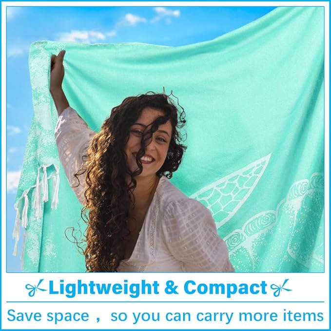 Oversized Turkish Beach Towel Blanket XXL Cotton Sandproof Towels Boho Woven Extra Large Big Sand Free Giant Throw Blankets Huge Quilt XL Picnic Camping Necessities Cloud for Adult Gifts