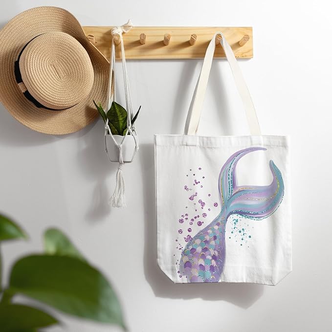 FBB Ocaen Beachy Ocean Sea Fish Reusable Grocery Shopping Bag