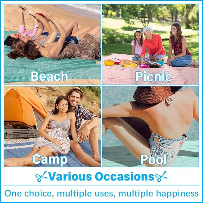 Oversized Turkish Beach Towel Blanket XXL Cotton Sandproof Towels Boho Woven Extra Large Big Sand Free Giant Throw Blankets Huge Quilt XL Picnic Camping Necessities Cloud For Adult Gifts Beige