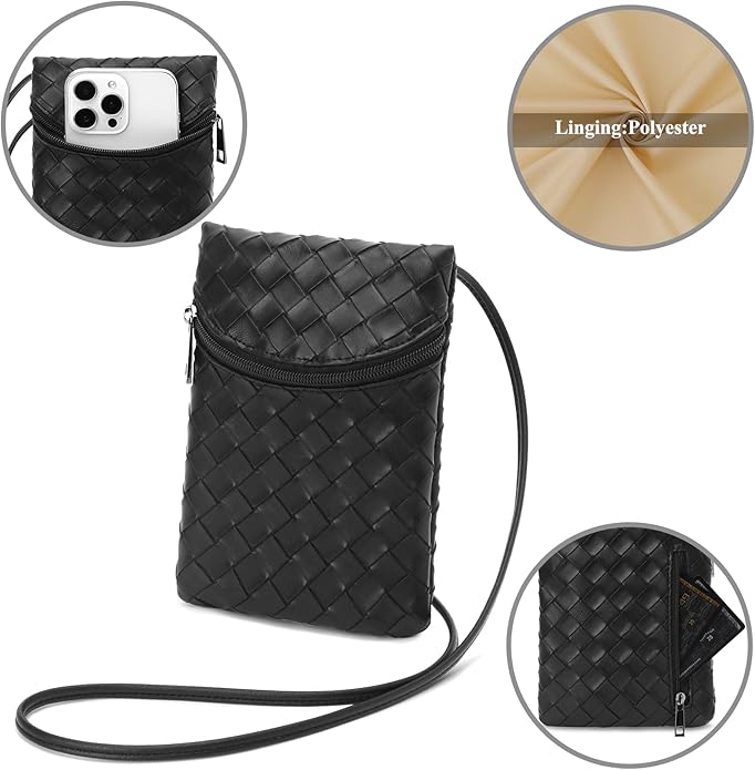Small Crossbody Women Cell Phone Purse Wallet Bag With Shoulder Strap