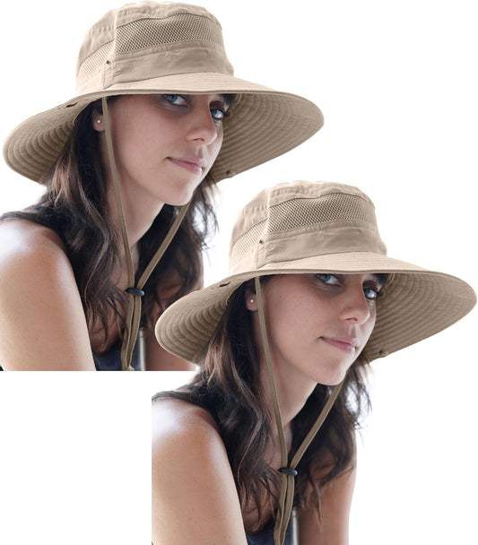 GearTOP Safari Sun Hat for Men and Sun Hats for Women UV Protection UPF 50+ Hiking, Gardening, Fishing