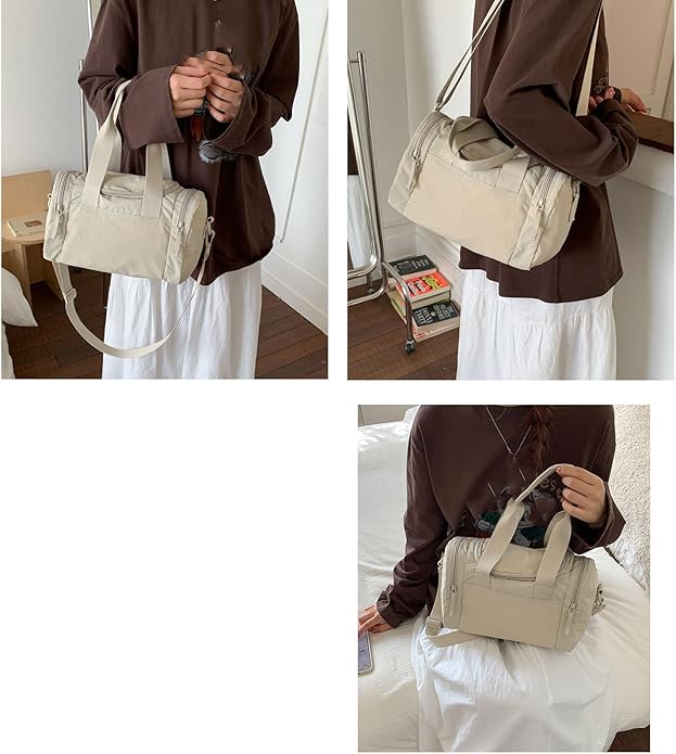 Stylish Convertible Shoulder Bag, Spacious Interior Wear for Daily Commute Outdoor Activities Ergonomic Gym Bag