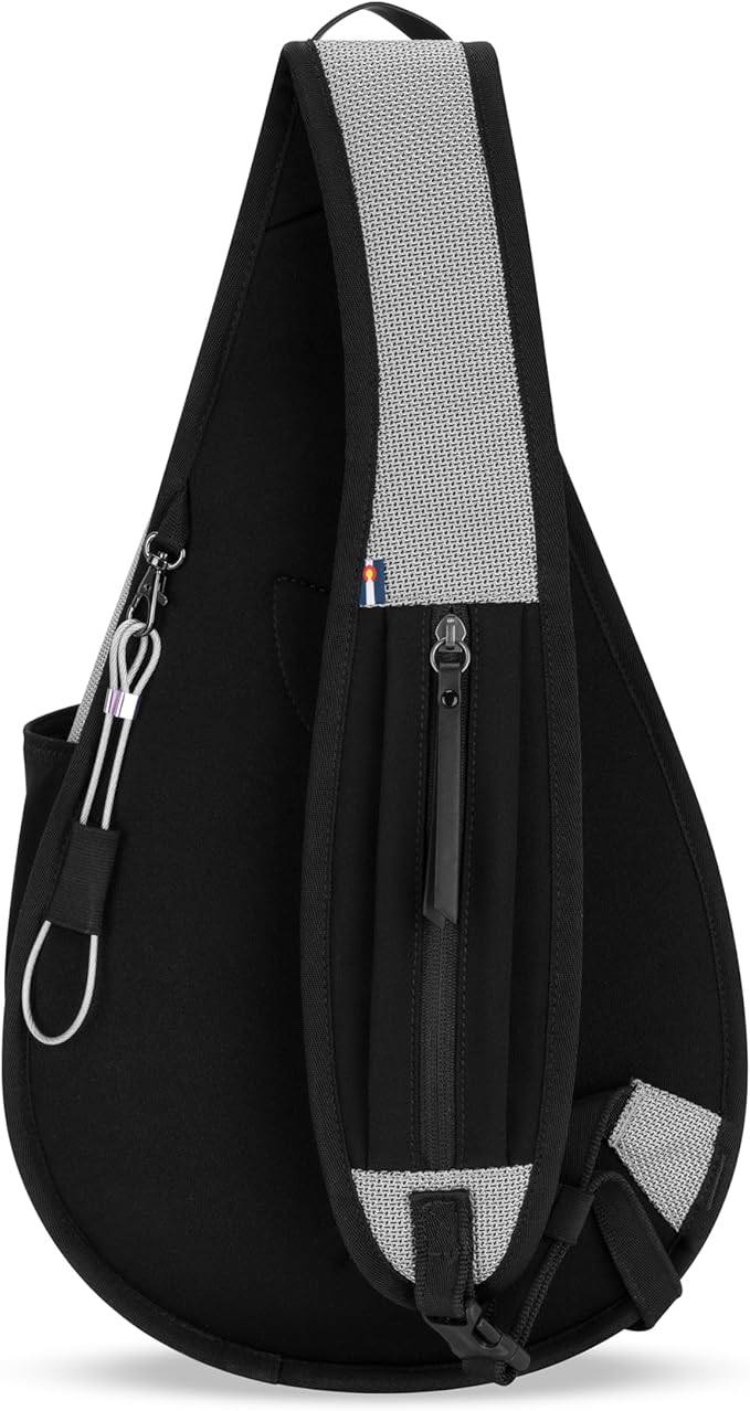 Sherpani Esprit, Anti Theft Sling Bag, Sling Backpack, 10L Travel Bag, Crossbody Backpack, Travel Gift for Women, Fits 10 Inch Tablet (Sterling)