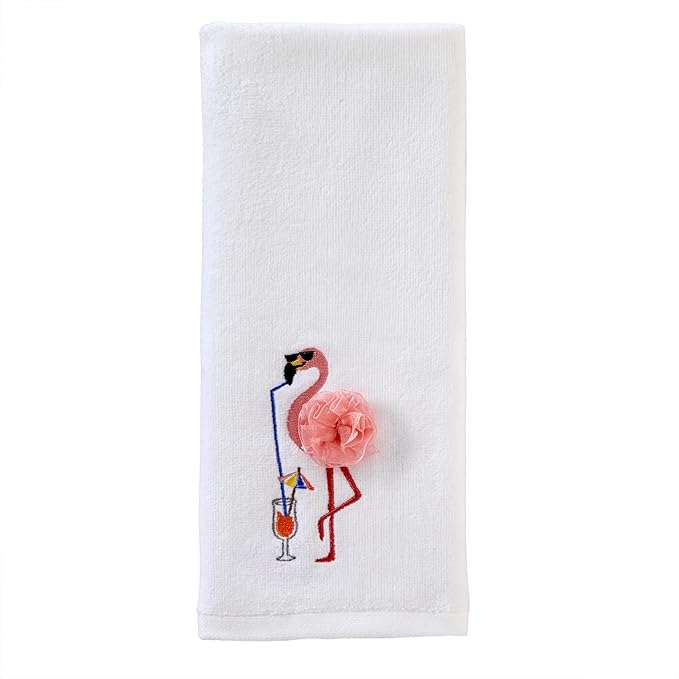 SKL Home Cool Flamingo Hand Towel Set