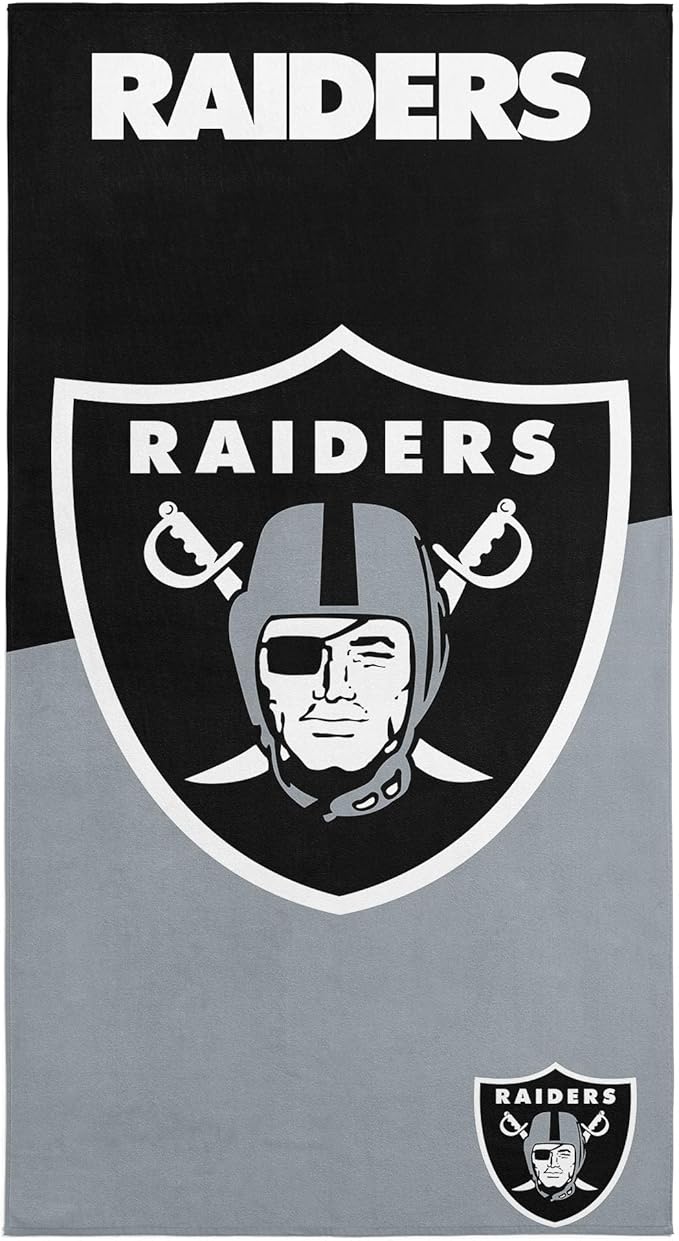 Northwest NFL Oversized Microfiber Beach Towel, 60 x 70 Inches – Quick Dry, Sand Resistant, Lightweight, Highly Absorbent, Shibori Design
