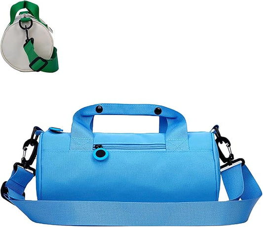 Small Gym Bags Crossbody Tote Workout Travel Duffle Bags For Daily Outdoor Exercise Cycling Swimming Dance Sport (Blue, M)