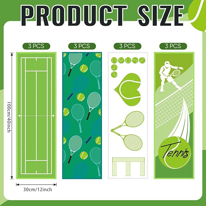 12 Pack Soft Tennis Cooling Towel Bulk Ice Towel Sweat Towels in Multi Prints Bright Colors 40 x 12 Inch for Gym Rags Tennis Summer Gifts for Biking Hiking Running Sports Yoga Golf Workout