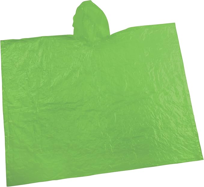 Coleman Emergency Poncho - 1 Poncho - Assorted colors