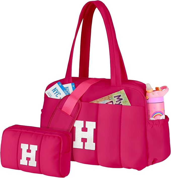 Stuff for Girls 10-12-Dance Bag, Kid Weekender Bags，Teen Girl Gifts-Overnight Bag with Wet Pocket，Lightweight Travel Tote Personalized Cheer Bags with Makeup Pouch-Teen Girls Trendy Stuff