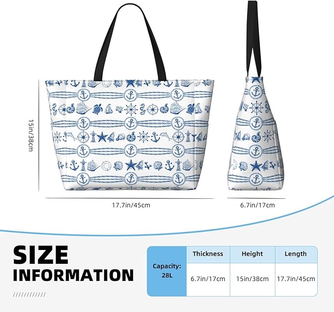 Large Beach Bag for Women Waterproof Foldable Travel Shoulder Tote Bag with Pocket for Weekender Pool Vacation