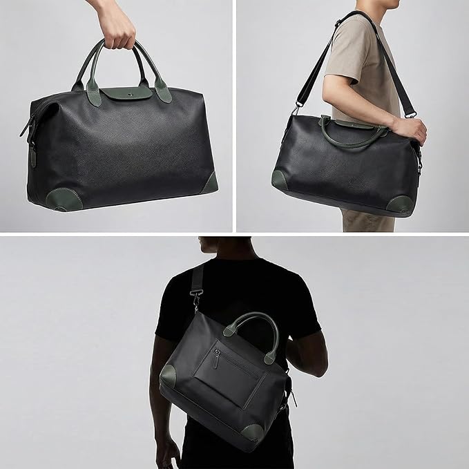 35L Gym & Travel Bag for Women, Waterproof Tote Backpack with Wet Pocket, Airline Carry-on Duffel, Multi-Purpose Workout Yoga Hospital Overnight Bag, Eucalyptus Green