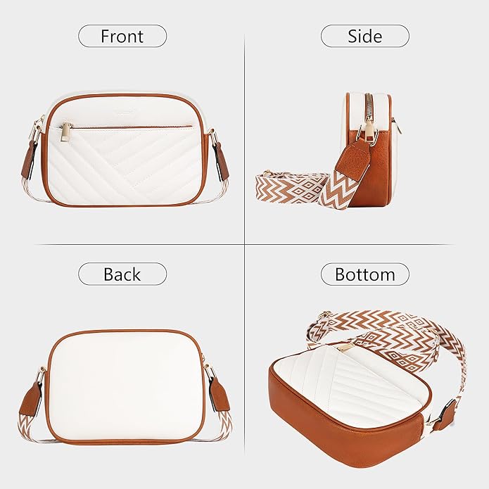 TANTOMI Small Crossbody Bags for Women, Small Purses with Card Slots Phone Purse Wide Adjustable Strap