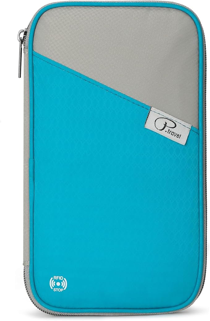 VanFn RFID Travel Passport Wallet, Family Passport Holder, Trip Document Organizer P.Travel Series
