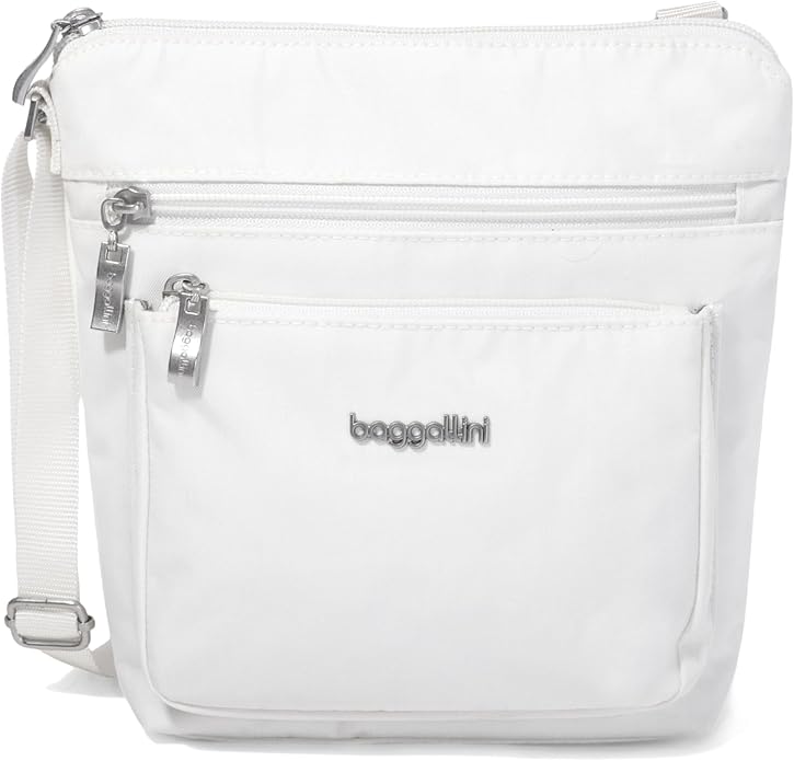 Baggallini Pocket Crossbody Bags for Women 8x8 Small Lightweight Durable Water-resistant Travel Purse W/Rfid