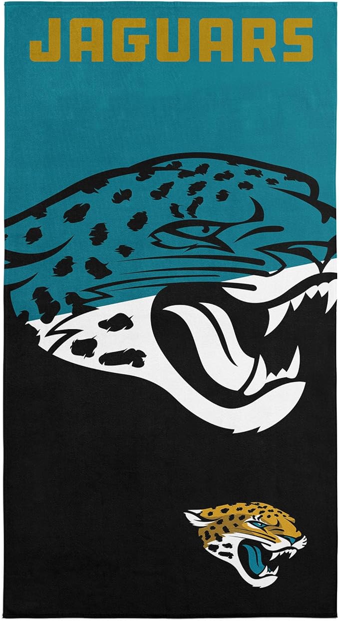 Northwest NFL Oversized Microfiber Beach Towel, 60 x 70 Inches – Quick Dry, Sand Resistant, Lightweight, Highly Absorbent, Shibori Design