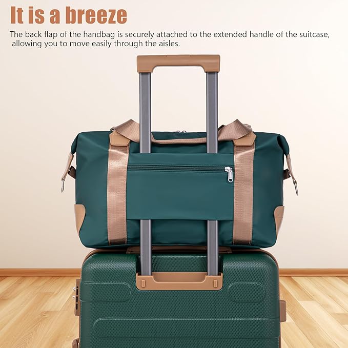 Luggage Sets 5 Piece Durable Suitcase Set with Spinner Wheels, Hard Shell Carry on Luggage with TSA Lock, Large Checked Travel Suitcases for Men and Women