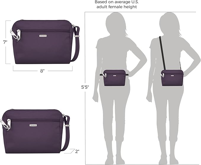 Travelon Anti-Theft Classic Convertible Crossbody & Waist Pack
