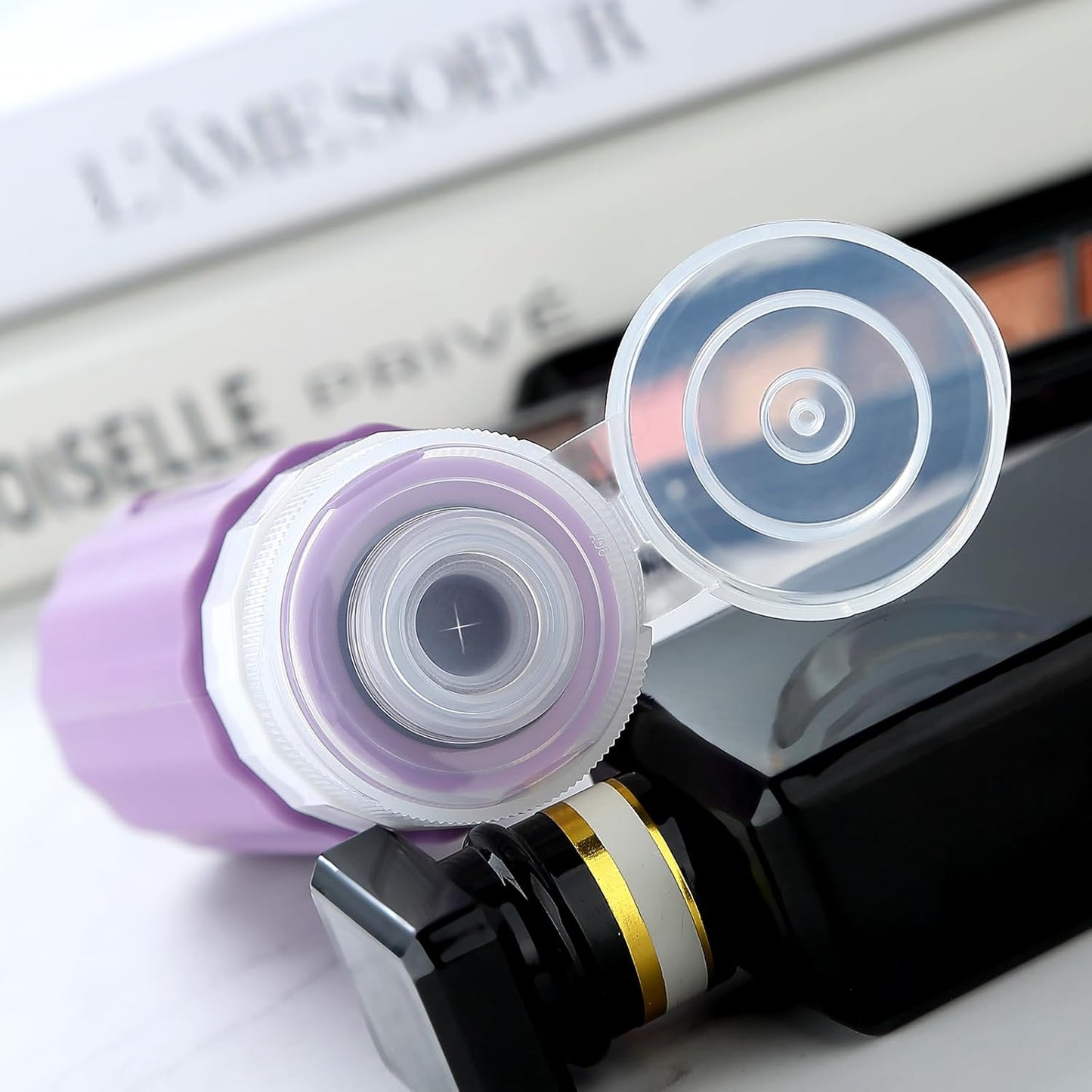 Travel Bottles for Toiletries, TSA Approved, Silicone Travel Bottles, BPA Free, 3oz Leak Proof Travel Size Bottles, Travel Accessories for Shampoo Body Wash Lotion Soap Liquids (4 Pack)