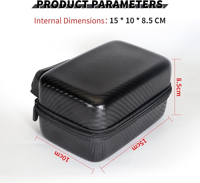 Hard EVA Case for Fujifilm X-M5, X-T5, X-T50 Digital Camera Travel Box for X-T10, X-T20, X-T30, X-T30 III(Black)