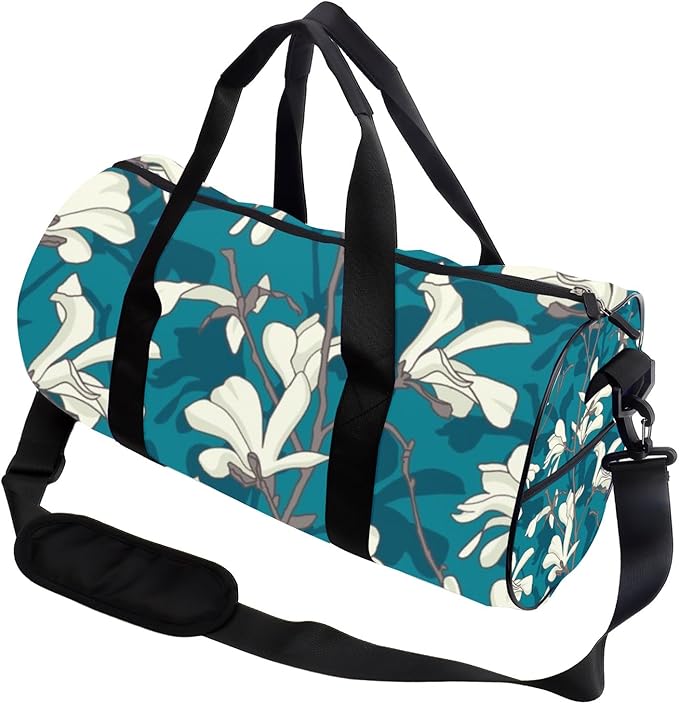Cheerful Classic Motifs Easy Clean Gym Bags For Women Oxford Tote Bags Adjustable Shoulder Strap, Convertible Carry Backpack Cute Duffel Bag For Hiking Weekend Gym Backpack Women