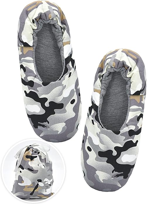 Panda Bros Women's Ballerina House Slippers,Anti-Skid Comfy Warm Ballet Style Slippers