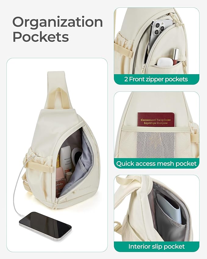 BAGSMART Lightweight Crossbody Bags for Women, Quilted Puffer Shoulder HandBags with Adjustable Strap for Travel