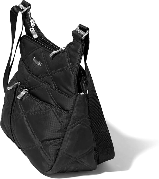 Baggallini Crossbody Travel Bag 11x8.5 Lightweight Water-resistant Nylon Handbag