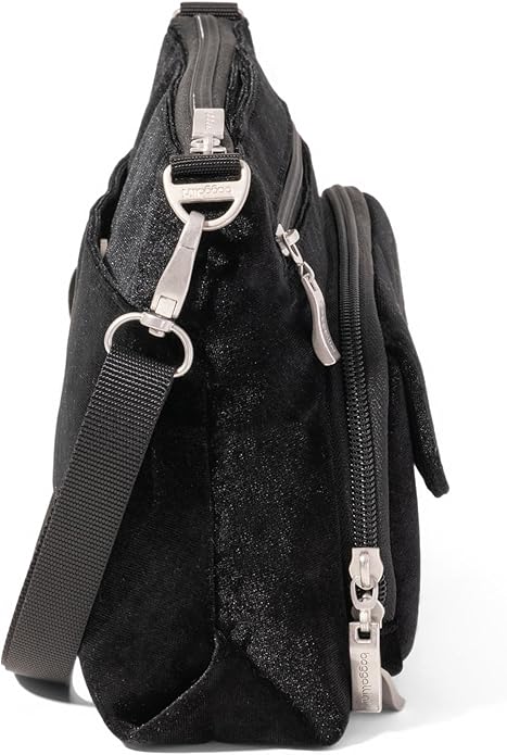 Baggallini Original Everyday 11x7.5 Crossbody Bags Rfid Protected Lightweight Nylon Zippered Travel Purse
