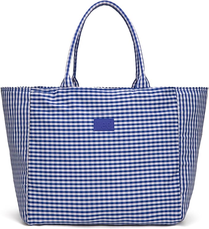 Montana West x Lee Extra Large Soft Cotton Tote Bag for Women Thick Lightweight Shoulder Bag Reusable Grocery Bag