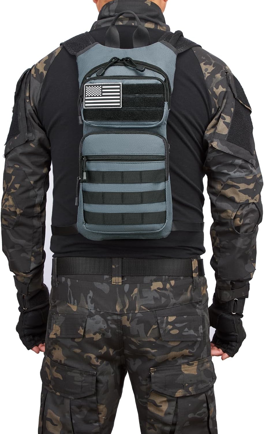 ATBP Insulated Hydration Pack Hiking Water Backpack Running Vest with 3L TPU Bladder Bag for Marathon Cycling Men