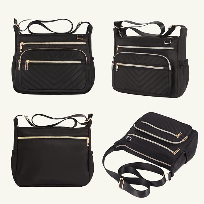 Crossbody Purse for Women Travel, Large RFID Anti-Theft Shoulder Crossbody Bag With Multiple Pockets for Daily Or Work