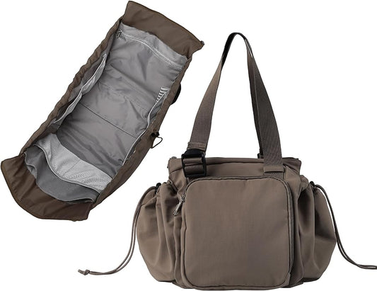 Everyday Bag Tote for Women, Spacious Diaper Bag with 16 Pockets, Durable Travel Bag, Sleek Work Shoulder Bag | 16 Pockets Org, Lay-Flat Design, 3-in-1 Versatility, Work & Travel Tote, Water-Resistant, Lightweight