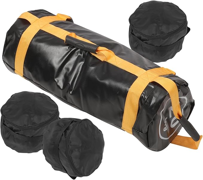 Kisangel Weight Lifting Bag for Men and Women Wear Resistant Gym Sandbag for Strength Training and Muscle Building Versatile Fitness Weight Bag for Weightlifting Exercises