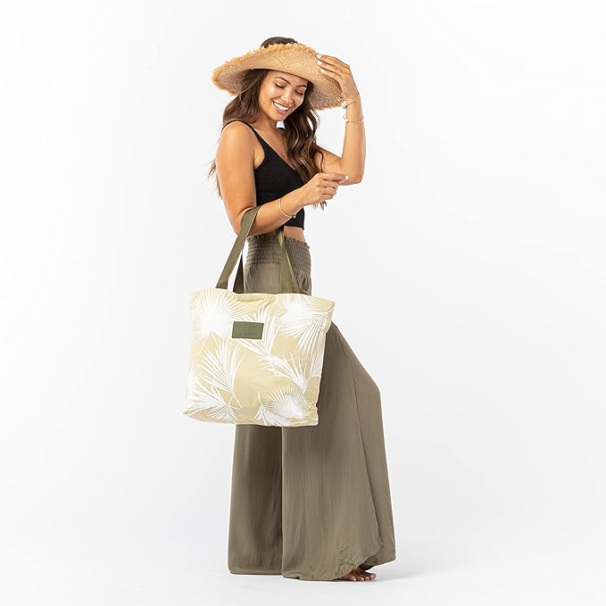 ALOHA Collection Day Tripper Tote | Lightweight, Packable, and Splash-Proof Beach Tote Bag | Easy to Clean