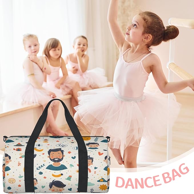 Father's Day Travel Duffle Bag for Women Men, Overnight Weekender Bag, Carry on Tote for Sport Gym