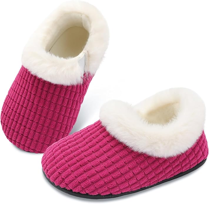 Centipede Demon Toddler Slippers for Boys Girls Slip on Kids Baby Toddlers House Shoes Lightweight Barefoot Furry Sock Shoes Indoor Outdoor Warm Walking Shoes
