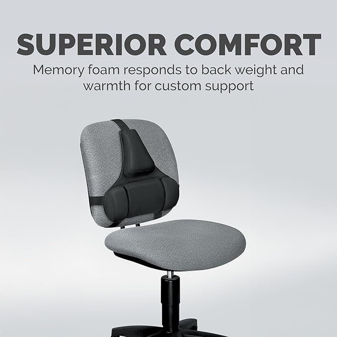 Fellowes Professional Series Back Support, Black (8037601)