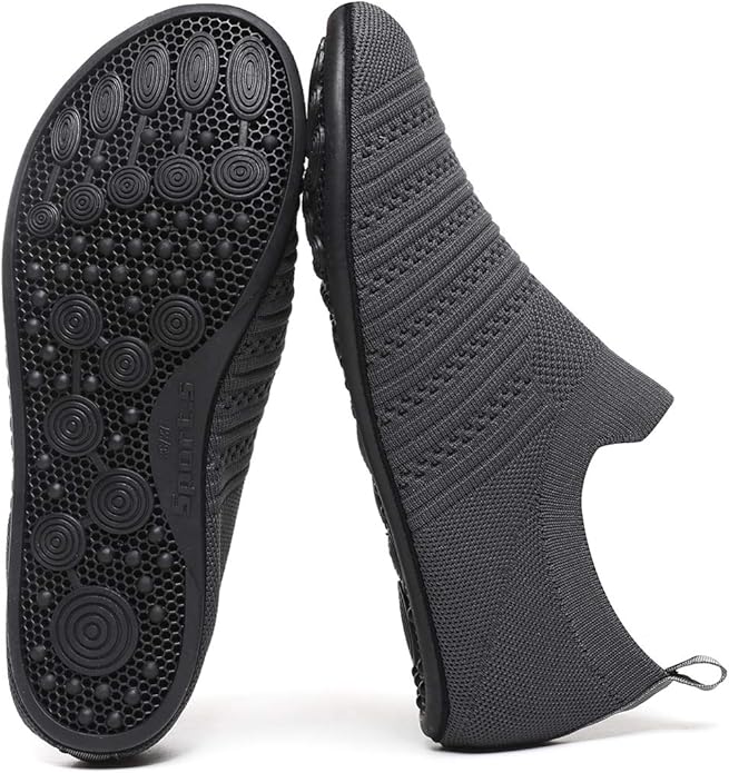 SLEVEL Lightweight Non Slip Travel Indoor Grip House Slipper Socks Unisex Adult Around The House Floor Home Shoes for Women Men