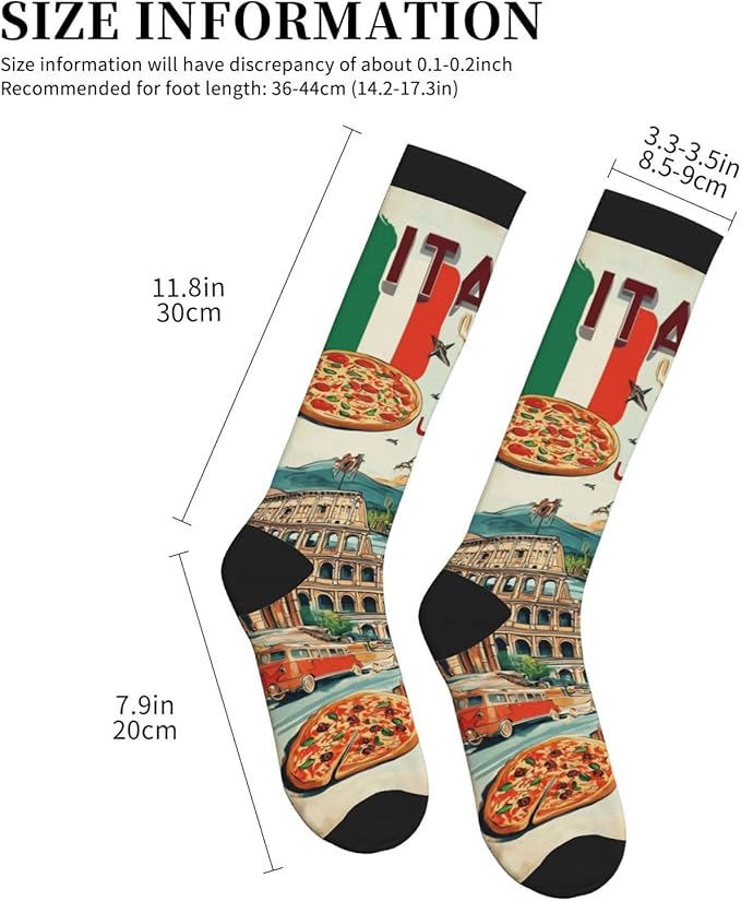 Compression Socks Knee High Circulation Support Socks For Women Men Athletic Running Work Hiking Cycling Travel