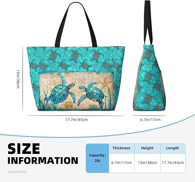 Beach Bag Tote Bags Waterproof Sandproof for Women Large Beach Tote Bag Foldable with Pockets for Weekend Vacation