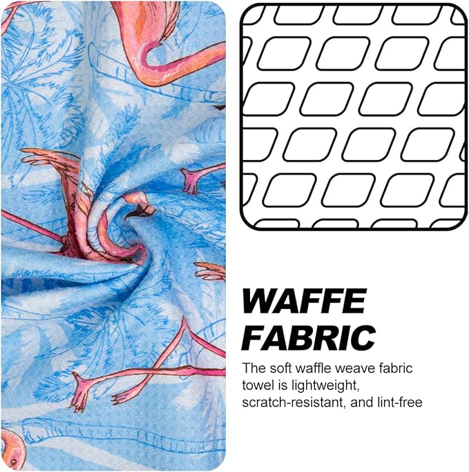 Magnetic Golf Towel, Microfiber Waffle Design with Clip - Industrial Strength Magnet for Strong Hold to Golf Bags, Carts & Clubs