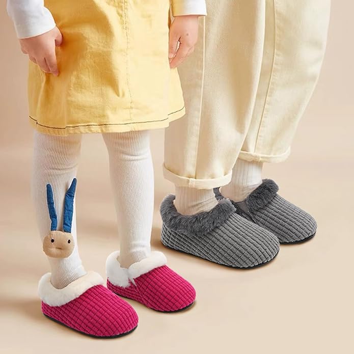 Centipede Demon Toddler Slippers for Boys Girls Slip on Kids Baby Toddlers House Shoes Lightweight Barefoot Furry Sock Shoes Indoor Outdoor Warm Walking Shoes