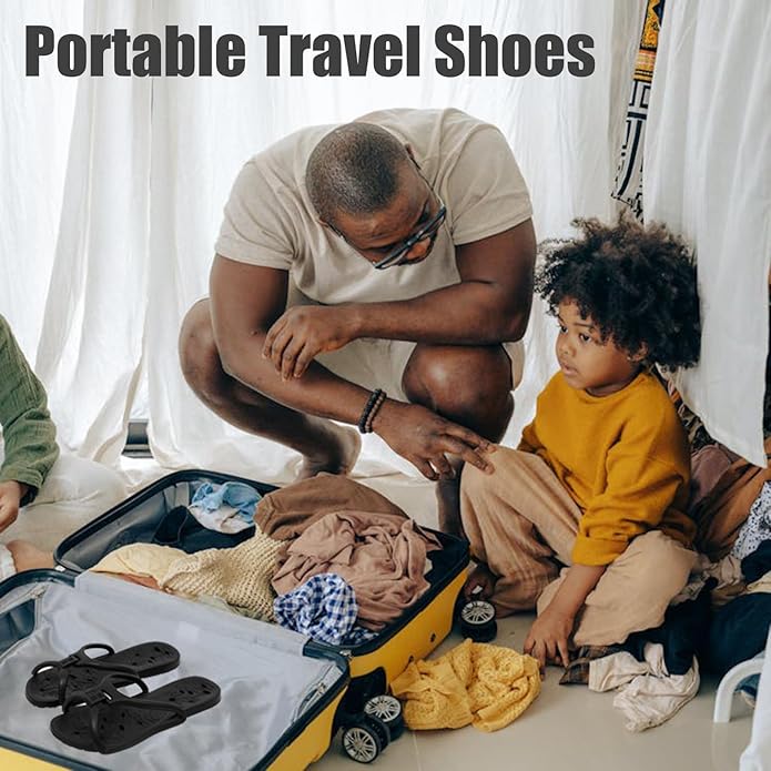 Shower Shoes for Women and Men Quick Drying Non-Slip Pool Slides Comfortable College Dorm Slippers Lightweight Beach Sandals with Drain Holes