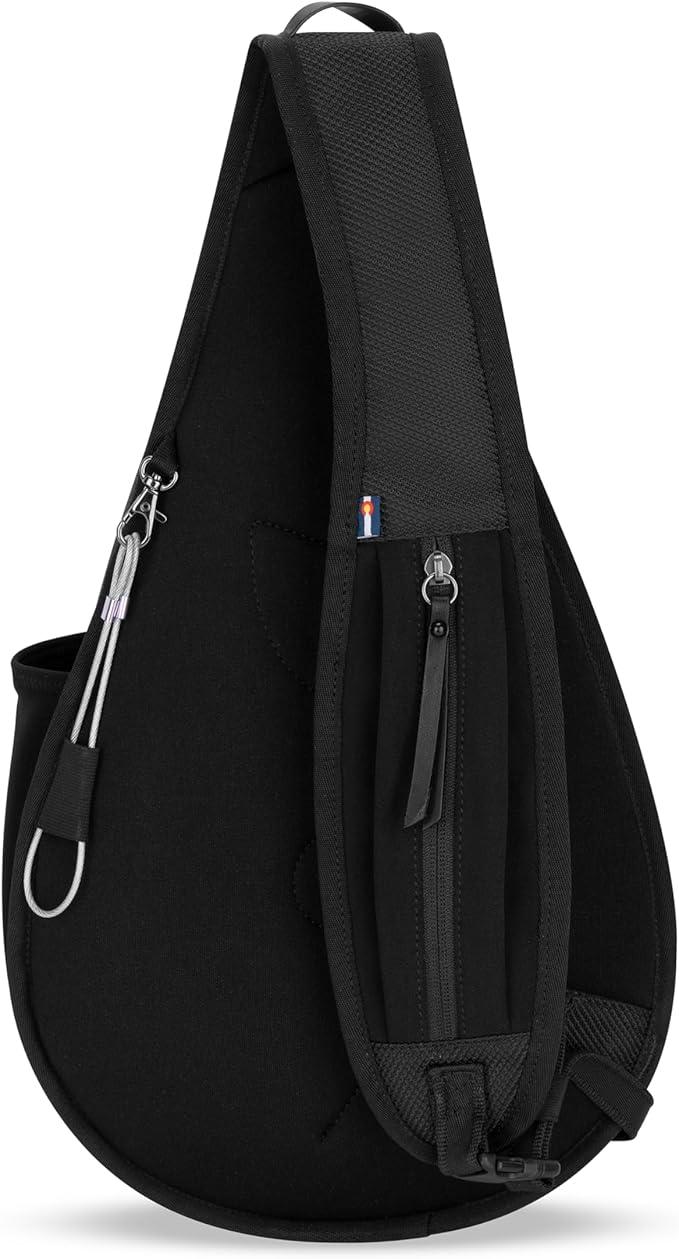 Sherpani Esprit, Anti Theft Sling Bag, Sling Backpack, 10L Travel Bag, Crossbody Backpack, Travel Gift for Women, Fits 10 Inch Tablet (Carbon Signature)
