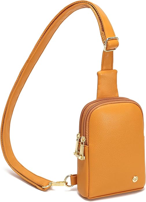 INICAT Small Sling Bag for Women Everyday & Travel Crossbody Bags Lightweight Cross Body Purses Vegan Leather