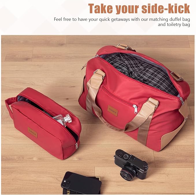 Luggage Sets 5 Piece Durable Suitcase Set with Spinner Wheels, Hard Shell Carry on Luggage with TSA Lock, Large Checked Travel Suitcases for Men and Women