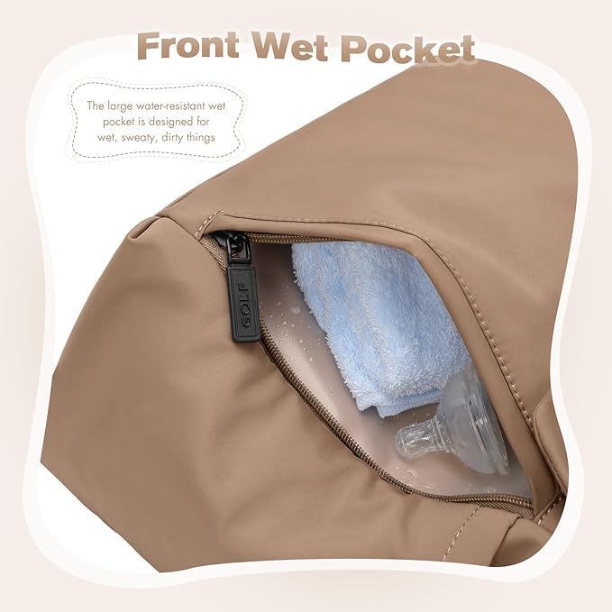 14L Puffer Diaper Bag Tote, Large Capacity Travel Diaper bags, Crossbody Hospital Bag for mom