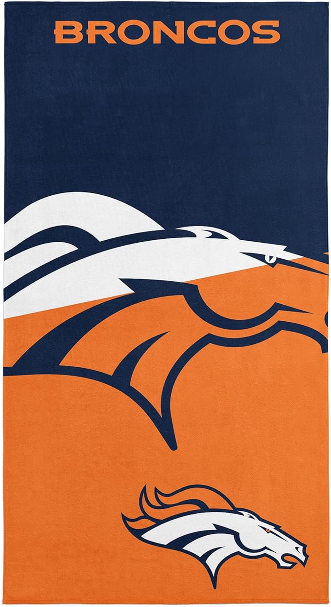 Northwest NFL Oversized Microfiber Beach Towel, 60 x 70 Inches – Quick Dry, Sand Resistant, Lightweight, Highly Absorbent, Shibori Design