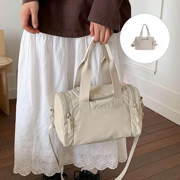 Stylish Convertible Shoulder Bag, Spacious Interior Wear for Daily Commute Outdoor Activities Ergonomic Gym Bag